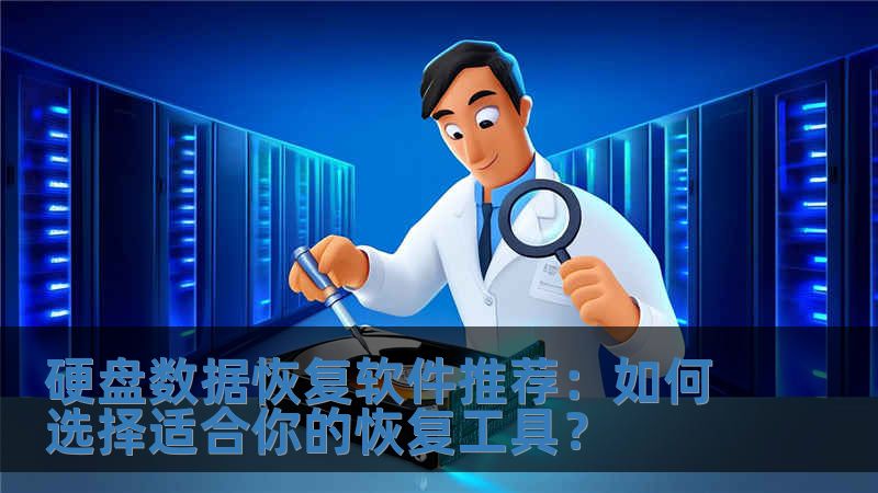 硬盤數據恢復軟件推薦：如何選擇適合你的恢復工具？
